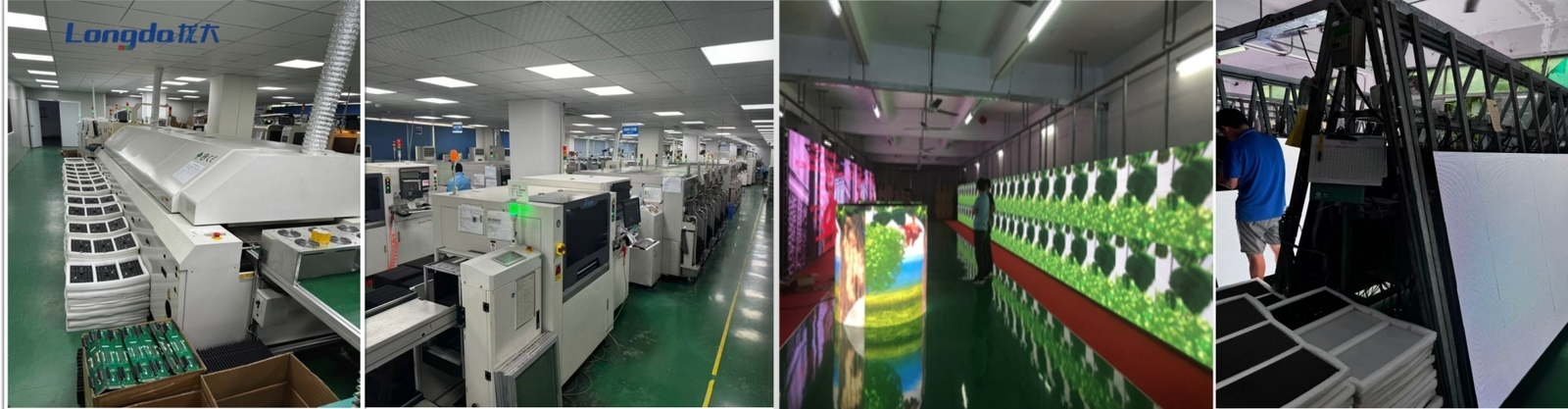Schermo di vetro trasparente del LED