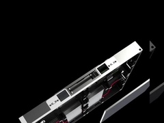 480×480×44 mm Armadio LED in alluminio a fusione a stampa interna