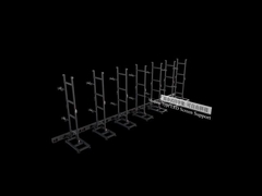 Installazione del display LED a noleggio della base e della staffa 3 27s