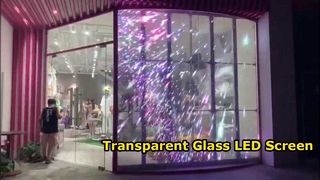 Schermo di vetro trasparente del LED