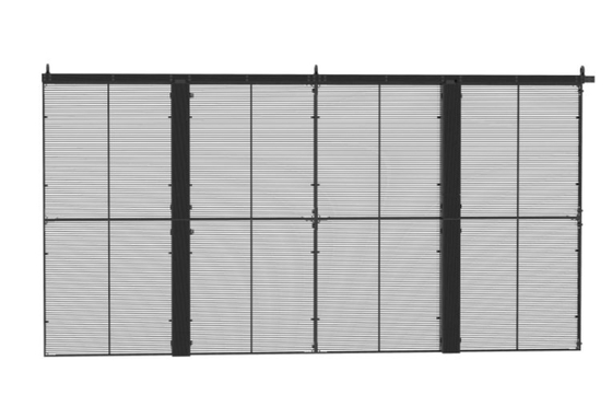 ricerca trasparente 11 P5.6 LED Mesh Curtain del pannello 1 dello schermo di vetro LED di 5000cd/m2