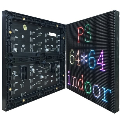 Schermo di visualizzazione dell'interno del LED SMD2121 del modulo di matrice di colore pieno LED 192x192mm 64x64pixel P3