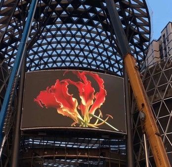 P4 P5 P6.67 Schermi LED Video da Esterno a Colori Completi Impermeabili a Pixel Ridotti
