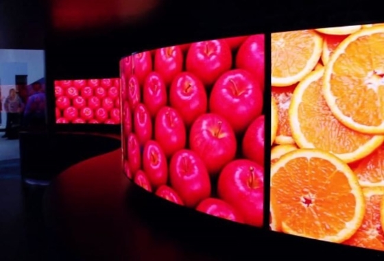 Schermo piano all'aperto dell'interno locativo dell'esposizione di LED del Governo di alluminio P3.91 HD LED