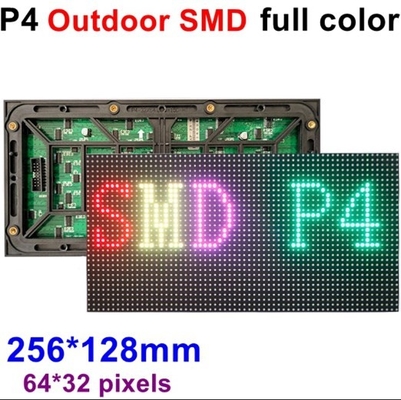 Moduli all'aperto dell'esposizione di LED di colore pieno di P4 SMD modulo dello schermo 256X128mm/di 320X160mm LED