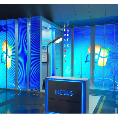 Ampio angolo di visione del videowall trasparente personalizzabile