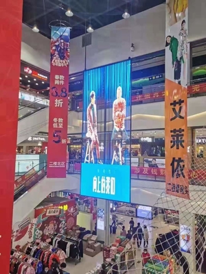 Display a LED trasparente al 75% Spazio di installazione per interni / esterni