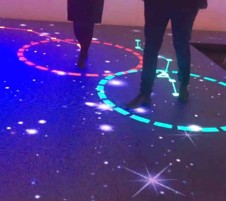 Controllo DMX, Piastrelle per pavimenti a LED resistenti per interni/esterni, materiale in lega di alluminio di alta qualità