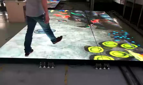 Pavimento da ballo a LED con dimensioni personalizzate IP65 leggero per eventi commerciali