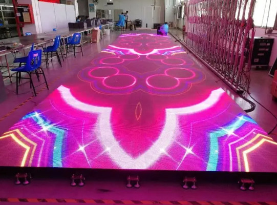 Illuminazione leggera per interni/esterni a LED con schermo a piastrelle RGB
