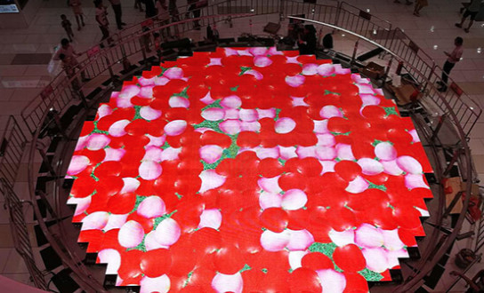 Illuminazione leggera per interni/esterni a LED con schermo a piastrelle RGB