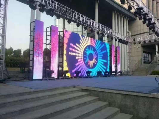 Parete SMD di LED di colore pieno video del Governo locativo dell'esposizione 500X500mm