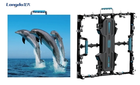 180W/ M2 Display LED ad alta luminosità 1R1G1B LED Screen Die Casting Aluminum