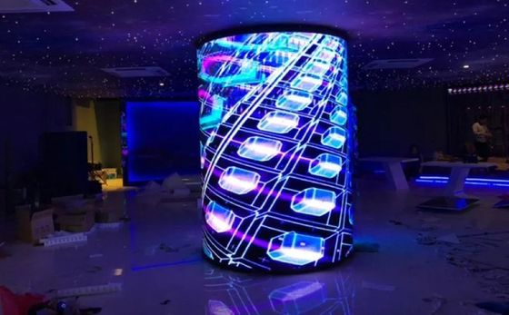 Display LED a colonna flessibile con ROHS per la pubblicità nei negozi al dettaglio dalla Cina