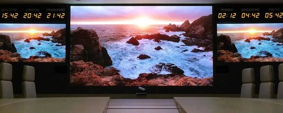 Armadio LED ultrasottile da 22,5 mm di spessore, leggero, ad alta risoluzione per sala riunioni