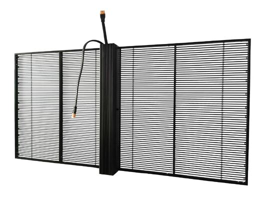 Schermo LED in vetro trasparente ad alta trasparenza con ampio angolo di visione e basso consumo energetico per uso interno ed esterno