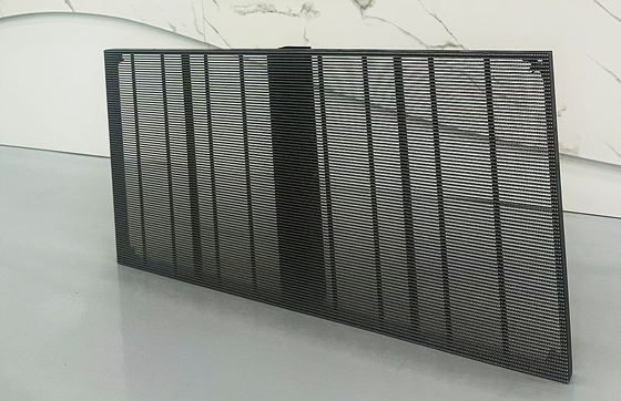Schermo LED trasparente integrato in vetro 3,91 mm-7,82 mm per pubblicità edilizia