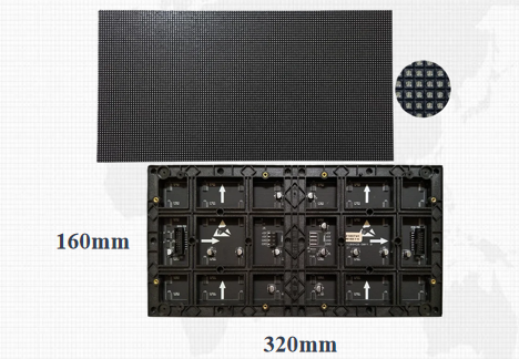 Display a LED a colori interni P2.5 HD320*160mm 1R1G1B alta frequenza di aggiornamento