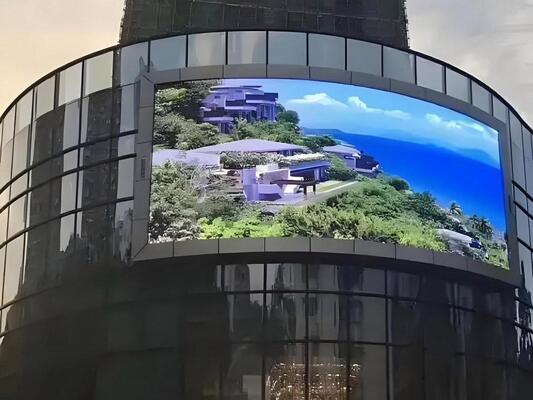 6500CD ha curvato il contrassegno principale all'aperto principale dell'esposizione P8 IP65 SMD3535 Digital