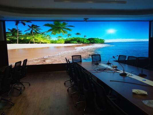 P1.86 Piccolo pixel Led Spessore Leggere Peso Led Cabinet Applicazione per l'esposizione museale