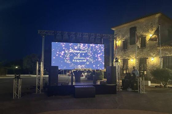 Noleggio Schermo Led Matrimonio P5 Parete Led Sfondo Palco Concerto
