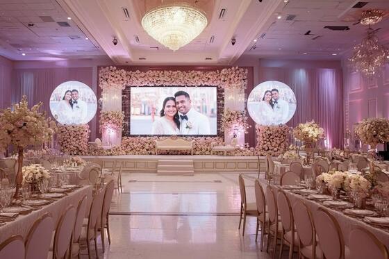Pannelli LED modulari per armadi 500x1000mm Schermo LED per matrimoni a noleggio