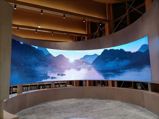 Display LED morbido FPC a colori per interni da 320*160 mm, modulo LED morbido P2.5