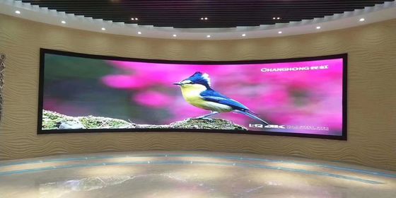 Display LED morbido FPC a colori per interni da 320*160 mm, modulo LED morbido P2.5