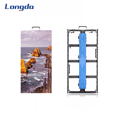 180W/ M2 di affitto LED di luminosità d'altezza visualizzano lo schermo di 1R1G1B LED alluminio della pressofusione