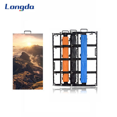 Mobile in alluminio pressofuso durevole per display a LED per interni P4.81 1000mmx500mm
