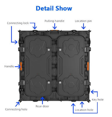 Lo schermo principale DJ di nozze impermeabili di PH4.81mm ha condotto l'esposizione 1R1G1B ISO9001