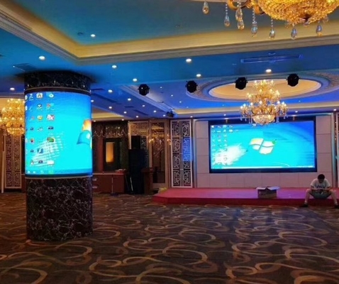 P1.86 Armadio Display LED Morbido 2800 ~ 3840 HZ Modulo Flessibile