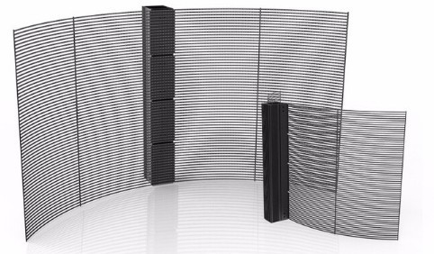 Economizzatori d'energia principali vedono attraverso la parete 800W/m2 5000cd dello schermo