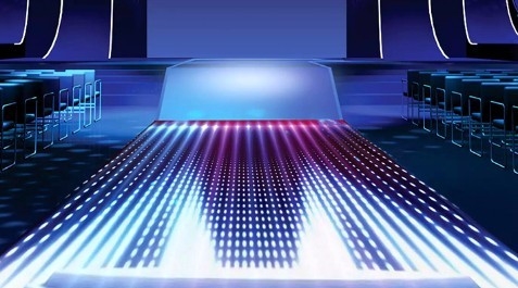 La ricerca il LED Dance Floor di colore pieno 1/10 visualizza i punti m2 di W40*H40dots 25600