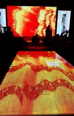 La ricerca il LED Dance Floor di colore pieno 1/10 visualizza i punti m2 di W40*H40dots 25600