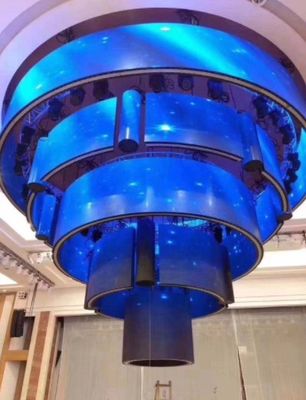 Pannello Display Matrice Modulo Flessibile LED 3840Hz ISO14001 Installazione a Ventosa Magnetica