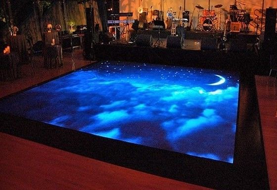 Schermo a piastrelle LED per pavimenti, Schermo a piastrelle LED interattivo per pavimenti