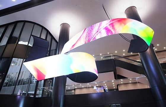 Longda Modulo flessibile P4 Display LED flessibile Modulo morbido pubblicitario LED Video Modulo schermo murale