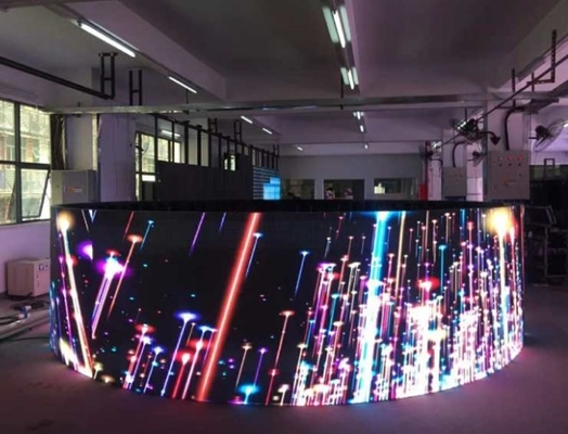 Modulo principale flessibile sottile della parete dello schermo di visualizzazione di Longda video PH2.5mm Meanwell