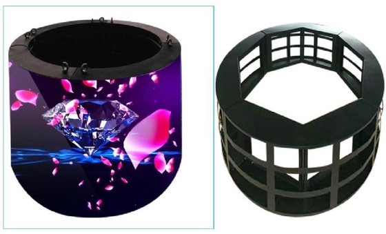 Lo schermo del cilindro di SMD ha condotto la parete principale modulo flessibile piastrella 140 all'angolo di vista 160deg