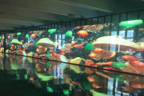 trasparenti di vetro LED del ² di 3500cd/m. visualizzazione il FCC IP43 12m per la gioielleria