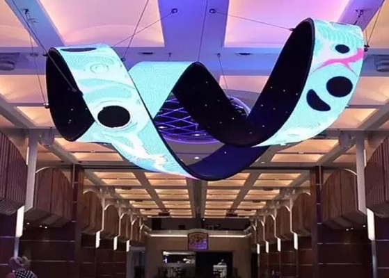 Distorsione flessibile di colore pieno 700cd/m2 del modulo di P4 RGB IP43 LED anti