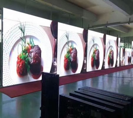 Display LED a piccolo passo P1.875 Cabinet ultra-sottile da 600*337,5 mm per animazione