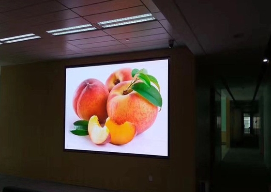 Pubblicità dell'alluminio dell'interno della pressofusione dell'esposizione di LED di colore pieno P3 192x192mm