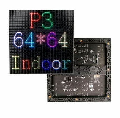 Pubblicità dell'alluminio dell'interno della pressofusione dell'esposizione di LED di colore pieno P3 192x192mm