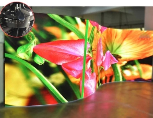 L'esposizione di LED molle dell'interno di HD P2.5 SMD ha curvato il modulo flessibile principale dell'interno