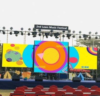 L'esposizione di LED locativa P3.91 IP65 impermeabile all'aperto ha condotto la video parete
