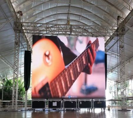 Facile installazione, durevole P3.91 Indoor/Outdoor LED Screen Stage Background Curve LED Displays