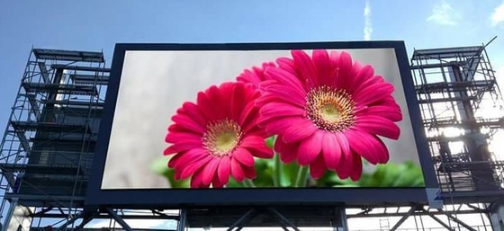 Schermo IP65 di colore pieno LED di P4 1R1G1B impermeabilizzare pareti all'aperto elettroniche del ferro LED le video