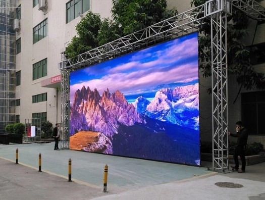 Lo schermo HD del contesto della fase di P2.976 P3.91 P4.81 LED su rinfresca la luminosità regolabile